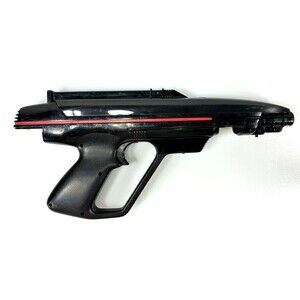 Worlds of Wonder (WOW) Vintage 1986 Black & Red Laser Tag Toy Gun Untested
